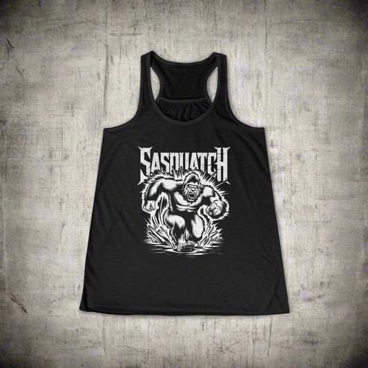 Tank Top - Sasquatch Comic Book Cover | Cryptid, Movies and TV | Ladies Racerback Tank Top from Crypto Zoo Tees