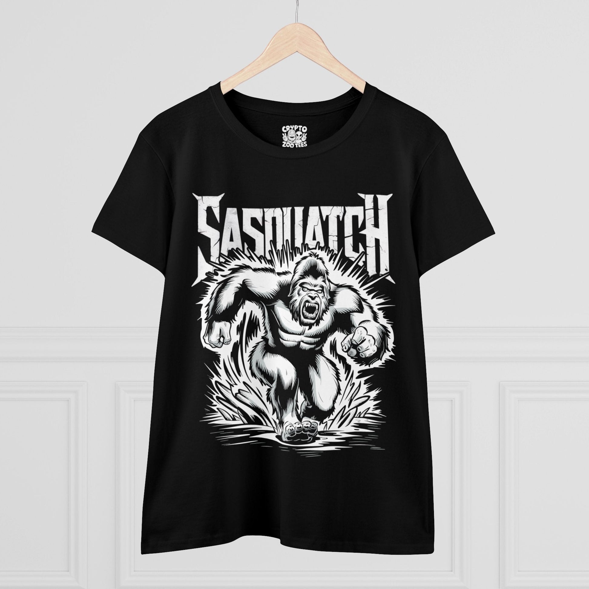 T - Shirt - Sasquatch Comic Book Cover | Cryptid, Movies and TV | Women's T - Shirt | Cotton Tee from Crypto Zoo Tees