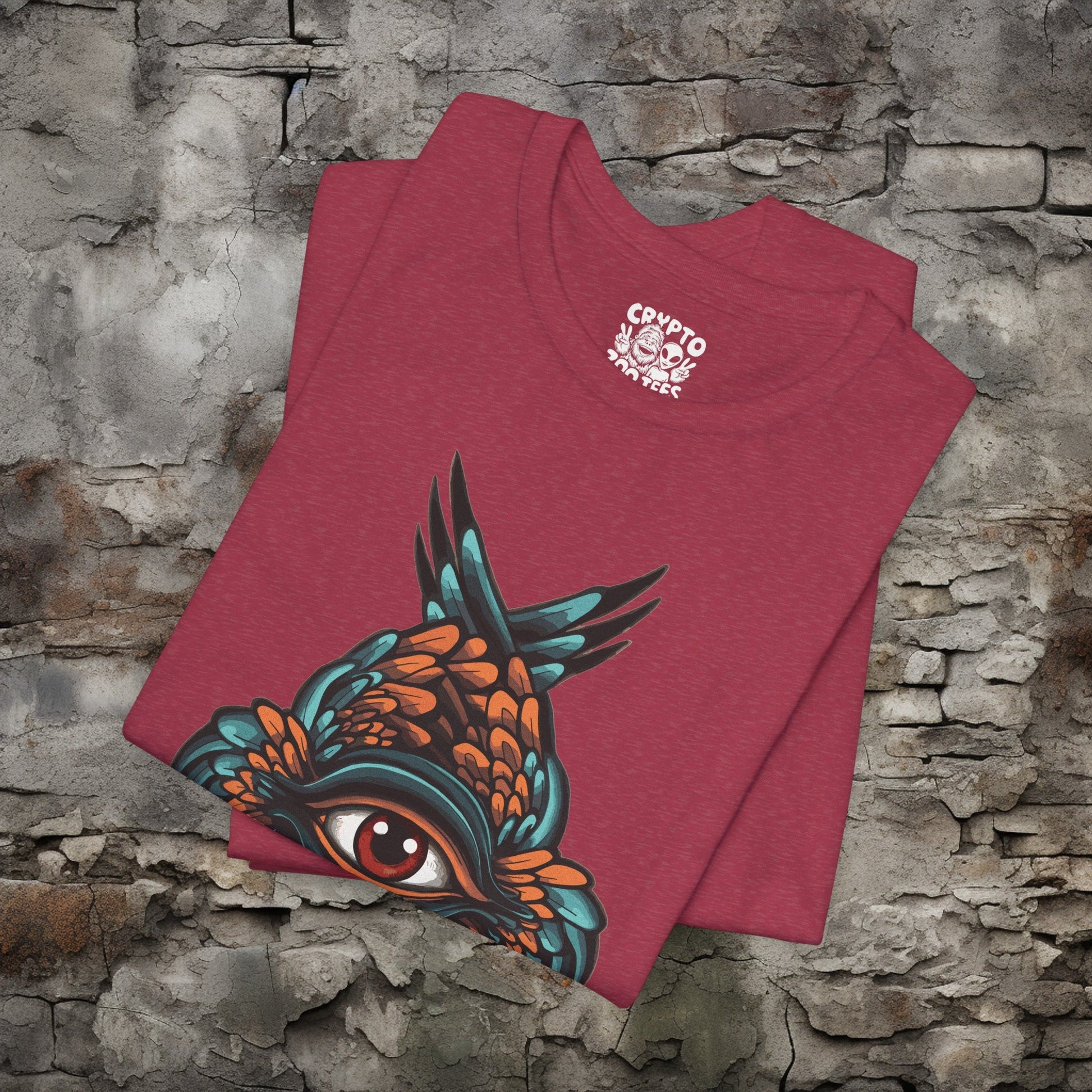 T-Shirt - Seraphim All Seeing Eye with Wings | Bella + Canvas Unisex T-shirt from Crypto Zoo Tees