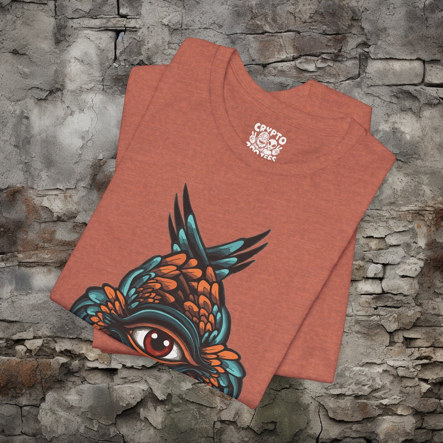 T-Shirt - Seraphim All Seeing Eye with Wings | Bella + Canvas Unisex T-shirt from Crypto Zoo Tees