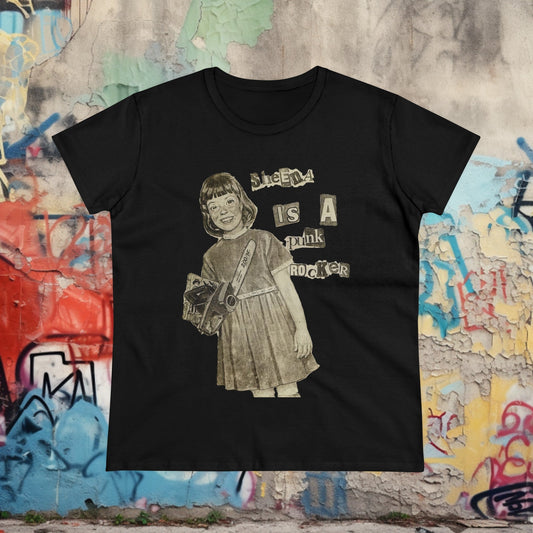 T-Shirt - Sheena Is A Punk Rocker Ladies Tee | Women's T-Shirt | Cotton Tee from Crypto Zoo Tees