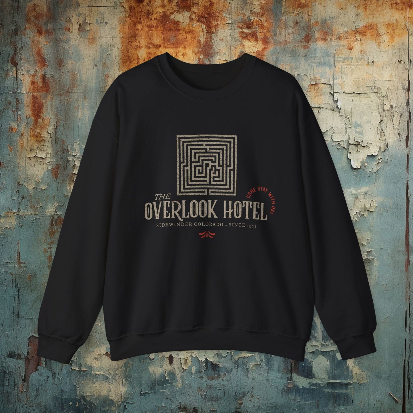 Sweatshirt - shining overlook hotel Sweatshirt from Crypto Zoo Tees