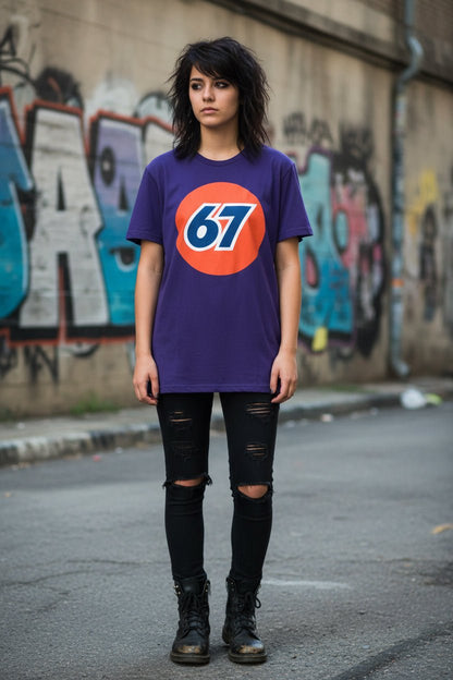 T-Shirt - Six Seven Meme Shirt | Unisex Heavy Cotton - Gildan 5000 | Funny, Retro & Vintage | Punk from Crypto Zoo Tees