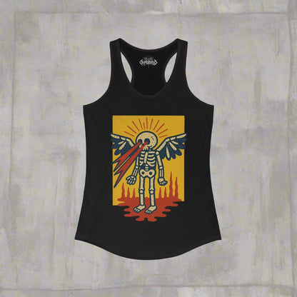 T-Shirt - Skeleton Laser Eyes | Skulls & Skeletons, Psychedelic | Unisex Shirt, Ladies Tee, Tank Top, Long Sleeve, Sweatshirt, Hoodie from Crypto Zoo Tees