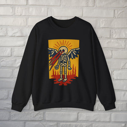 T-Shirt - Skeleton Laser Eyes | Skulls & Skeletons, Psychedelic | Unisex Shirt, Ladies Tee, Tank Top, Long Sleeve, Sweatshirt, Hoodie from Crypto Zoo Tees