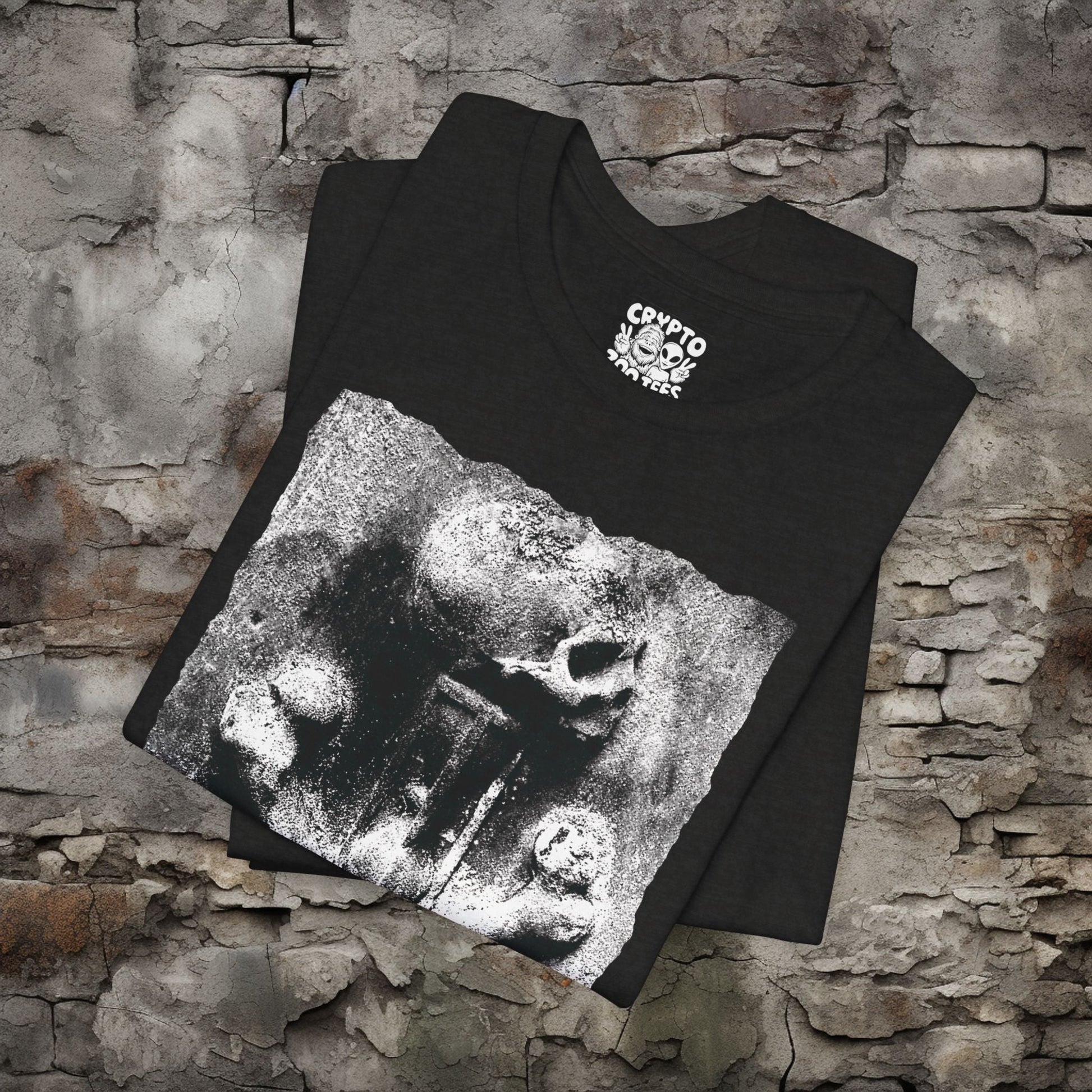 T - Shirt - Skull Crossbones Momento Mori | Gothic | Bella + Canvas Unisex T - shirt from Crypto Zoo Tees