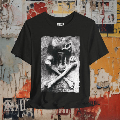 T - Shirt - Skull Crossbones Momento Mori | Gothic | Bella + Canvas Unisex T - shirt from Crypto Zoo Tees