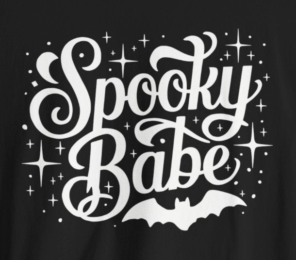 T-Shirt - Spooky Babe | Goth | Horror | Paranormal | Bella + Canvas Unisex T-shirt from Crypto Zoo Tees