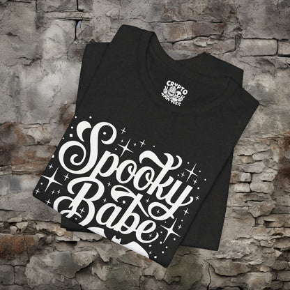 T-Shirt - Spooky Babe | Goth | Horror | Paranormal | Bella + Canvas Unisex T-shirt from Crypto Zoo Tees