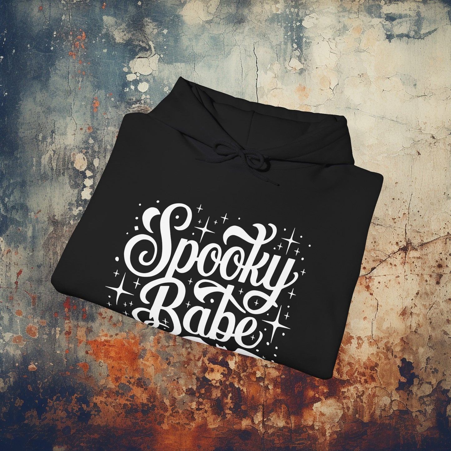 Hoodie - Spooky Babe | Goth | Horror | Paranormal | Hoodie | Hooded Sweatshirt from Crypto Zoo Tees