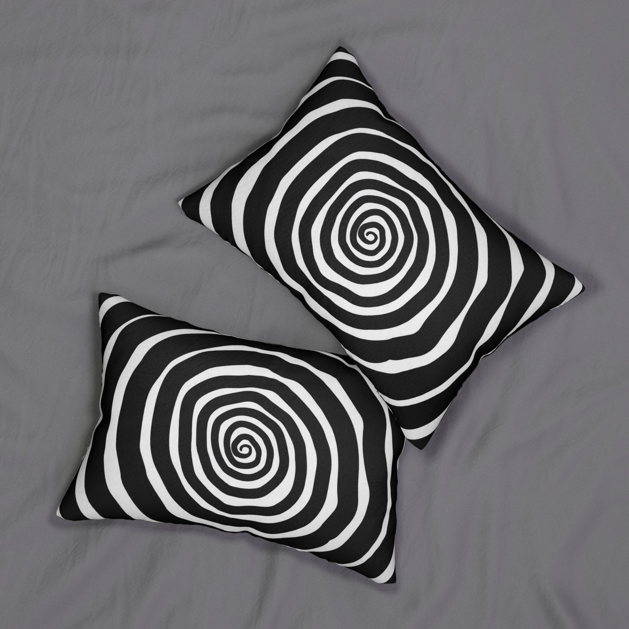 SPOOKY SPIRAL PILLOW | Halloween Decor | Tim Burton Style | Spun