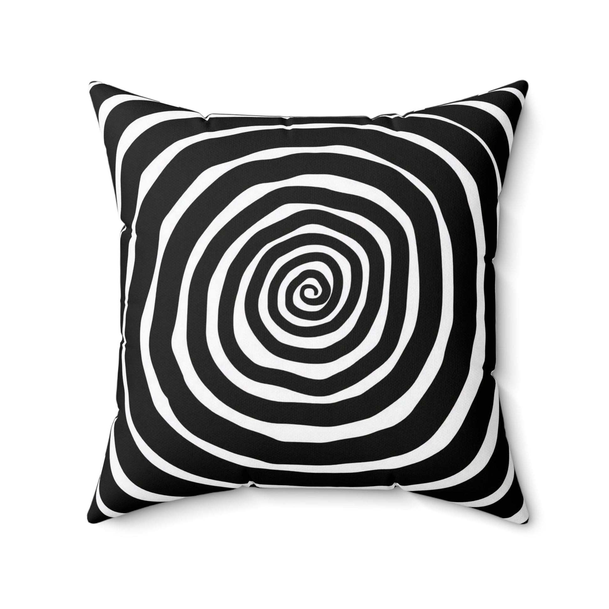 Home Decor - SPOOKY SPIRAL PILLOW - Spun Polyester Square Pillow - Tim Burton Nightmare Before Christmas Style - Gothic Halloween Home Decor from Crypto Zoo Tees