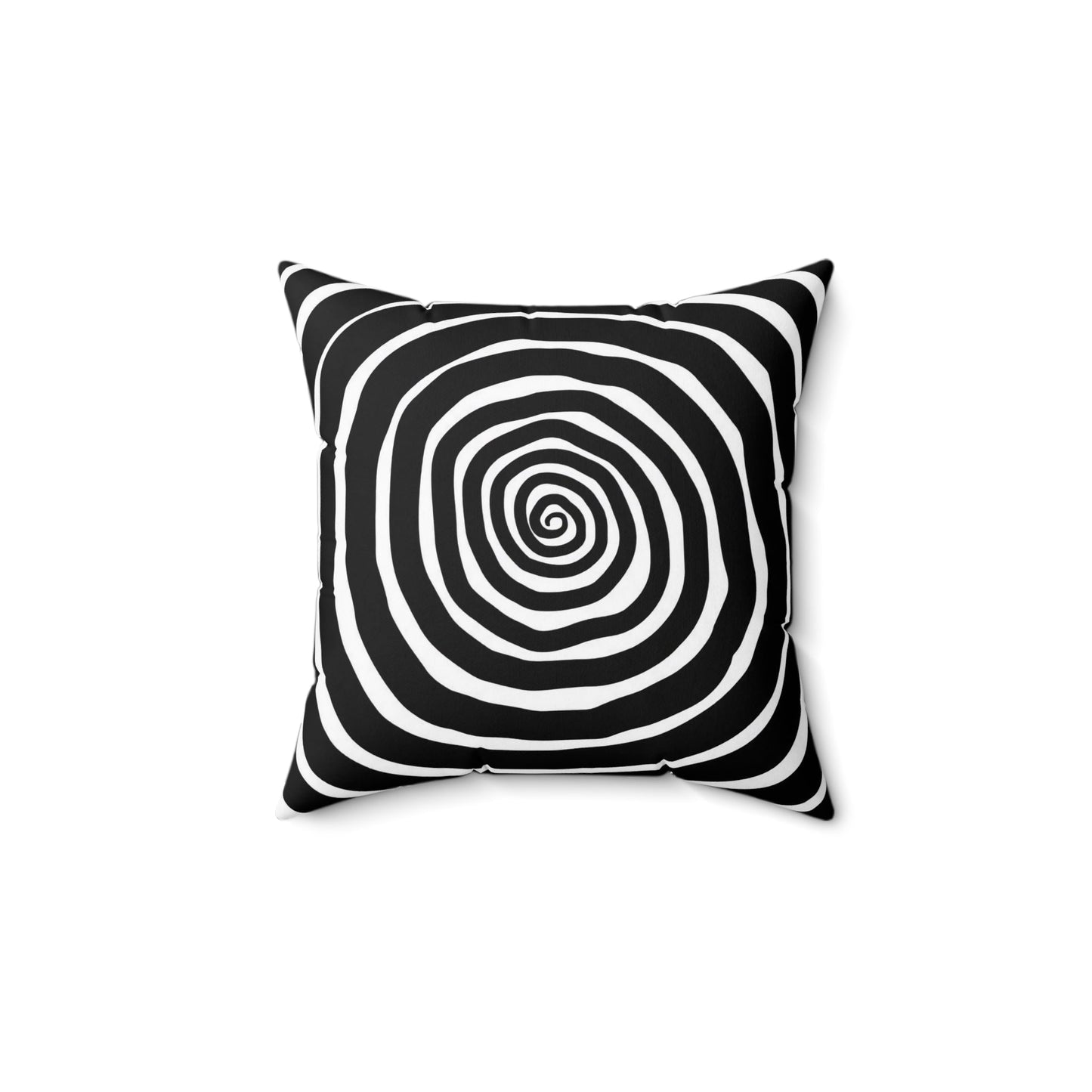 Home Decor - SPOOKY SPIRAL PILLOW - Spun Polyester Square Pillow - Tim Burton Nightmare Before Christmas Style - Gothic Halloween Home Decor from Crypto Zoo Tees