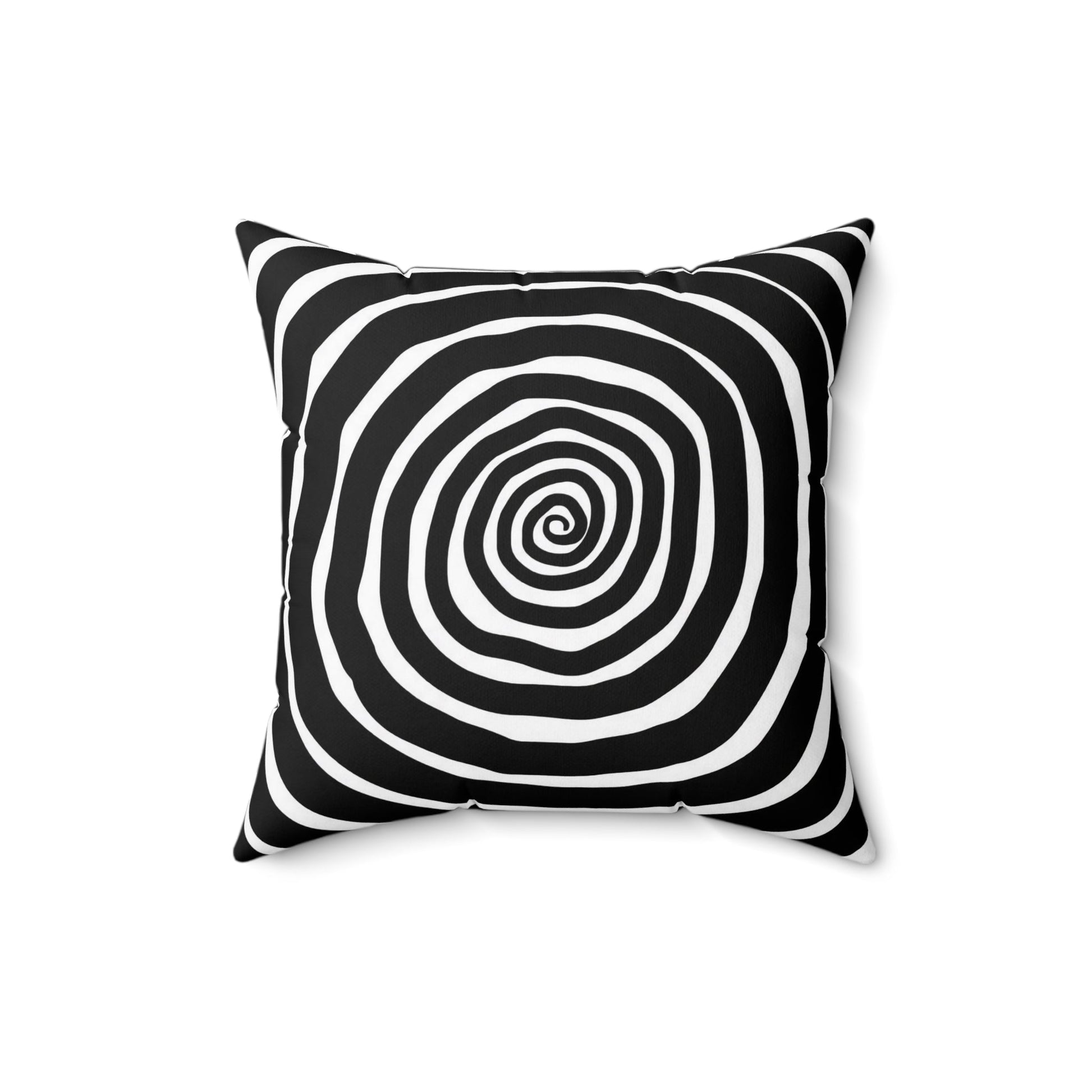 Home Decor - SPOOKY SPIRAL PILLOW - Spun Polyester Square Pillow - Tim Burton Nightmare Before Christmas Style - Gothic Halloween Home Decor from Crypto Zoo Tees