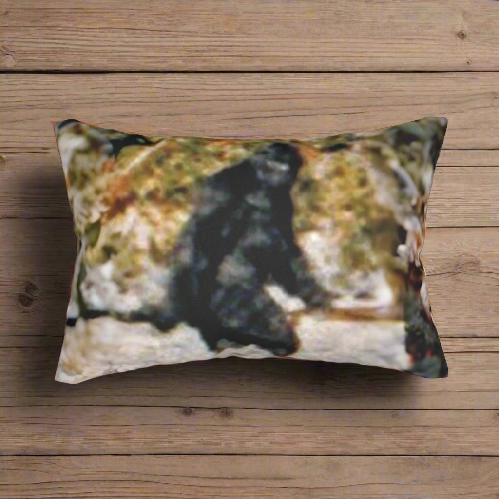 Home Decor - Spun Polyester Lumbar Pillow from Crypto Zoo Tees