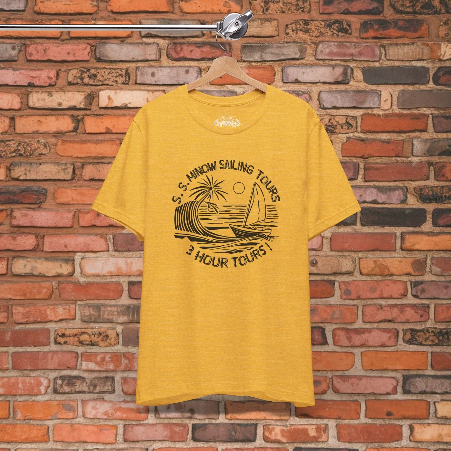 T-Shirt - S.S. Minnow T-Shirt | Unisex T-shirt | Funny, Retro & Vintage | Nautical from Crypto Zoo Tees