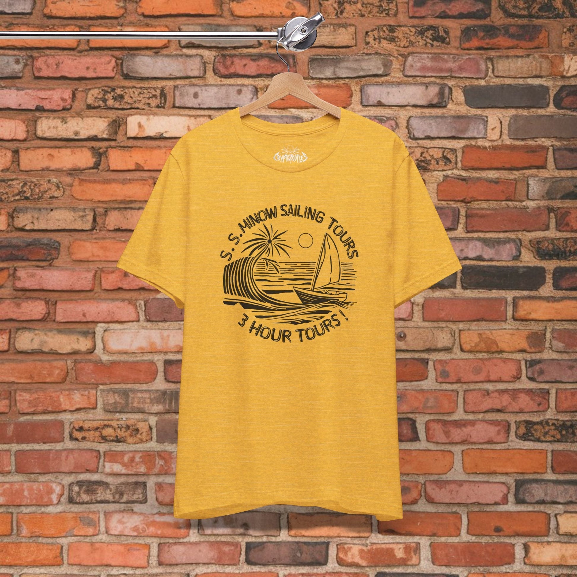 T-Shirt - S.S. Minnow T-Shirt | Unisex T-shirt | Funny, Retro & Vintage | Nautical from Crypto Zoo Tees