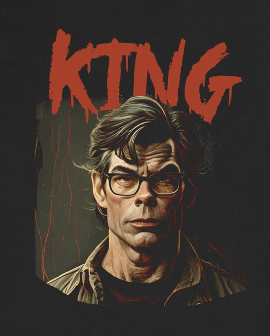 T-Shirt - Stephen King Comic Shirt - Soft-cotton T-shirt - Author Tee from Crypto Zoo Tees