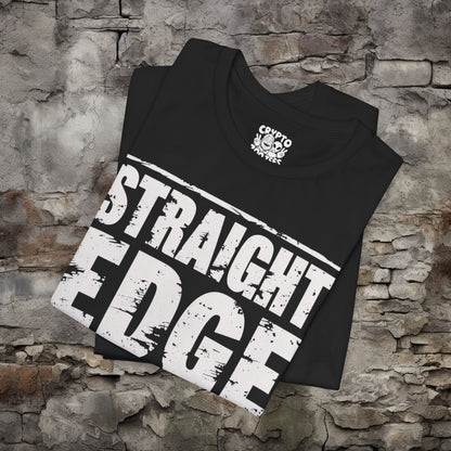 T - Shirt - Straight Edge Hardcore | Music Merch | Bella + Canvas Unisex T - shirt from Crypto Zoo Tees