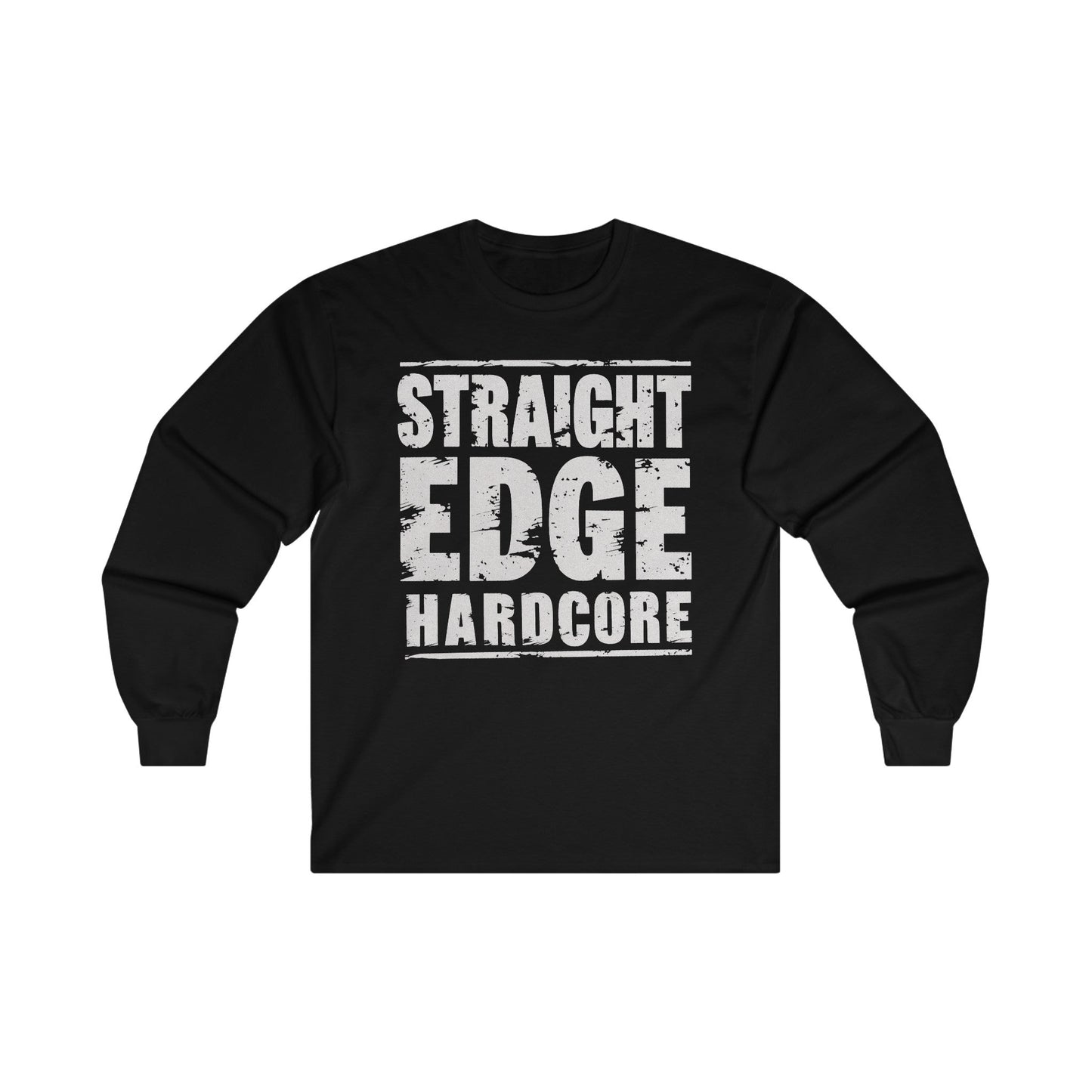 Long - sleeve - Straight Edge Hardcore Punk | Long Sleeve T-shirt from Crypto Zoo Tees