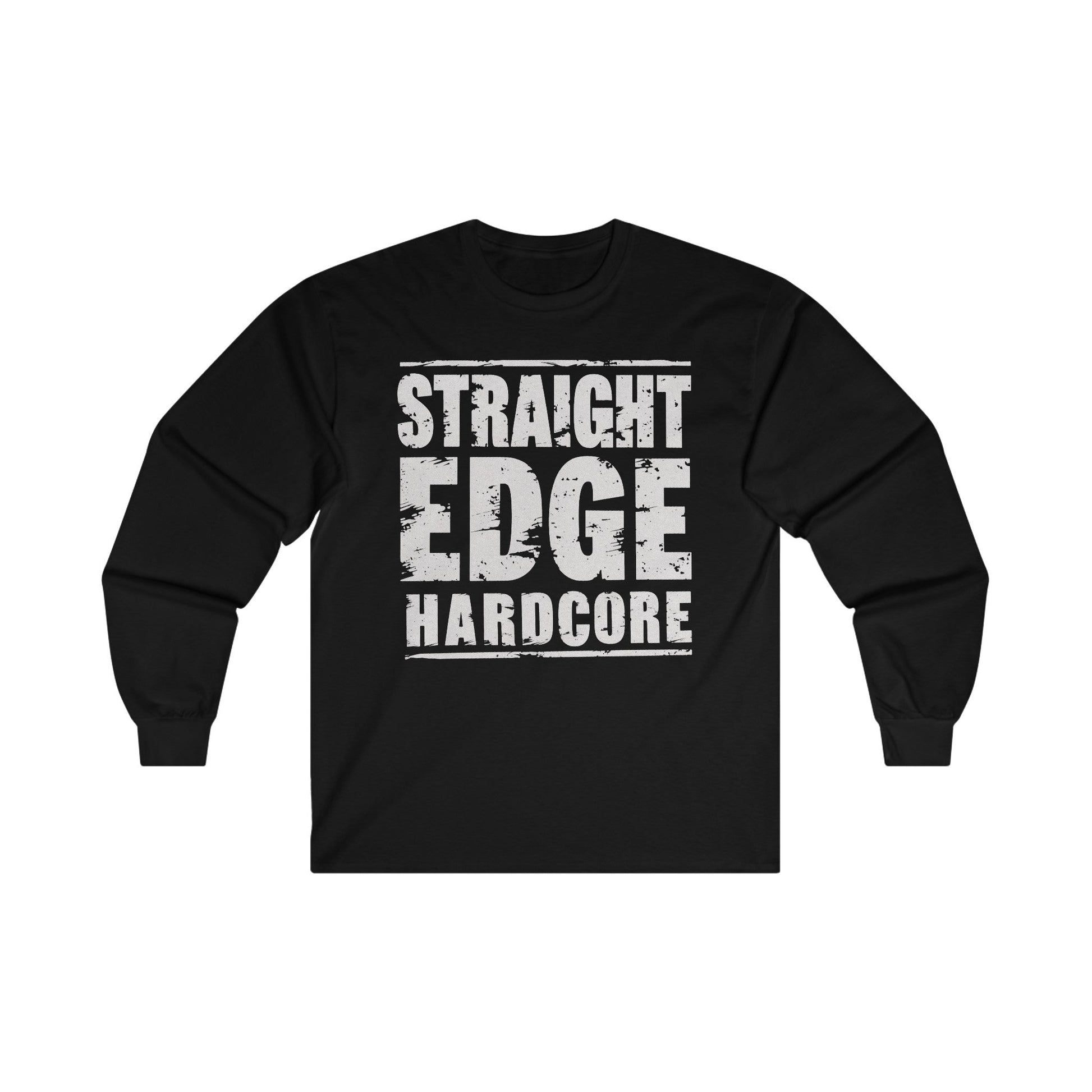 Long - sleeve - Straight Edge Hardcore Punk | Long Sleeve T-shirt from Crypto Zoo Tees