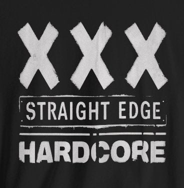 T-Shirt - Straight Edge Hardcore Punk Tee | Bella + Canvas Unisex T-shirt from Crypto Zoo Tees