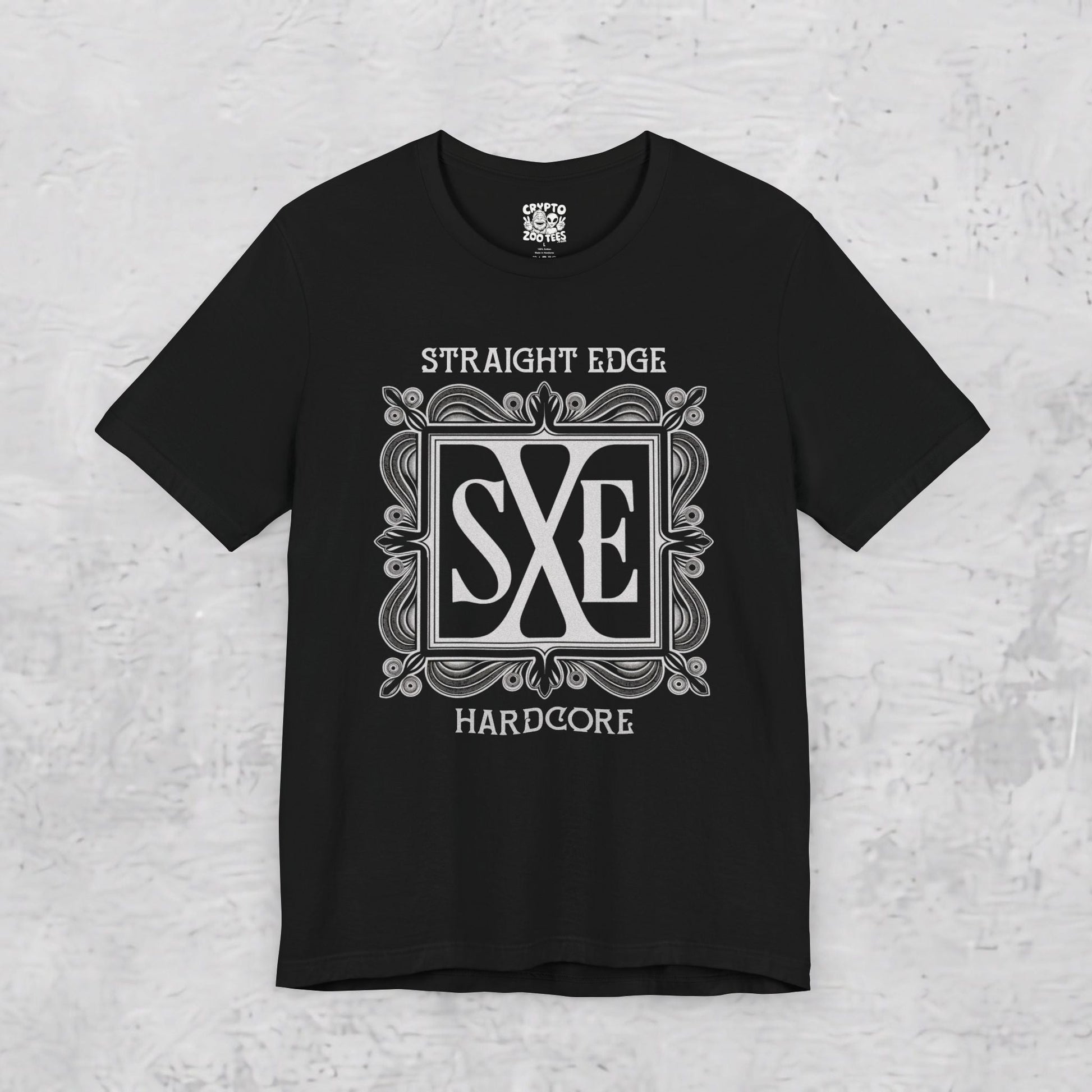 T-Shirt - Straight Edge Hardcore | Unisex T-shirt | Punk from Crypto Zoo Tees