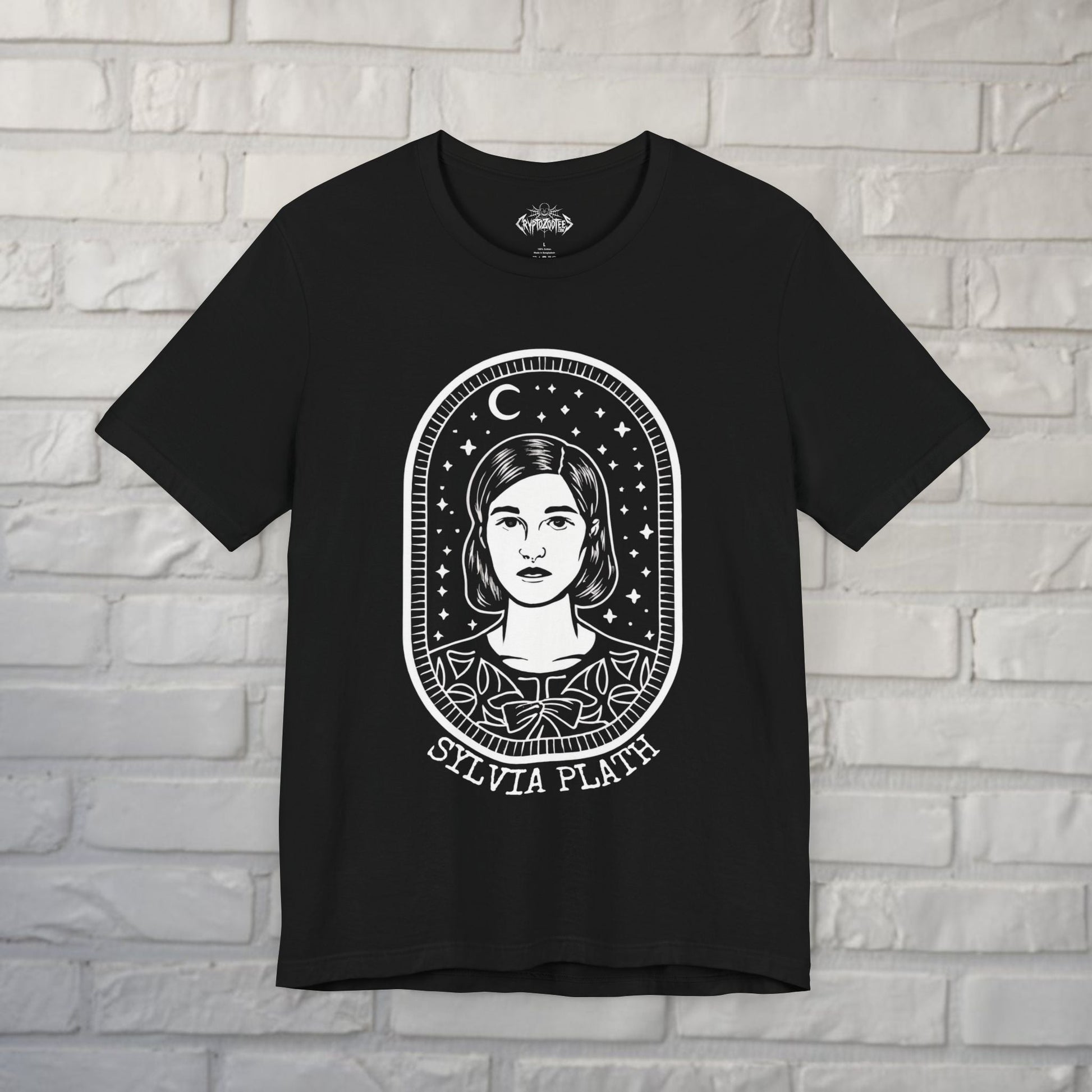 T-Shirt - Sylvia Plath T-Shirt | Unisex T-shirt | Books, Thinkers | Literary from Crypto Zoo Tees