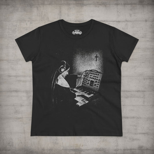 T-Shirt - Synth Nun Apparel | T-shirt, Sweatshirt, Hoodie, Tank | Music | Retro & Vintage from Crypto Zoo Tees