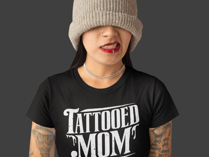 T-Shirt - Tattooed Mom | People | Tattoo Culture | Bella + Canvas Unisex T-shirt from Crypto Zoo Tees