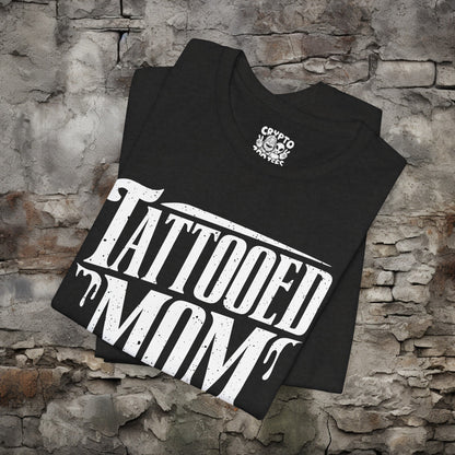 T-Shirt - Tattooed Mom | People | Tattoo Culture | Bella + Canvas Unisex T-shirt from Crypto Zoo Tees