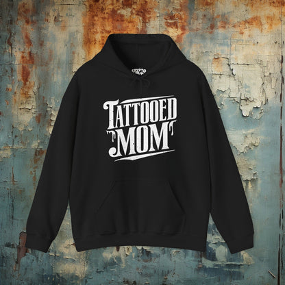 Hoodie - Tattooed Mom | People | Tattoo Culture | Hoodie | Hooded Sweatshirt from Crypto Zoo Tees