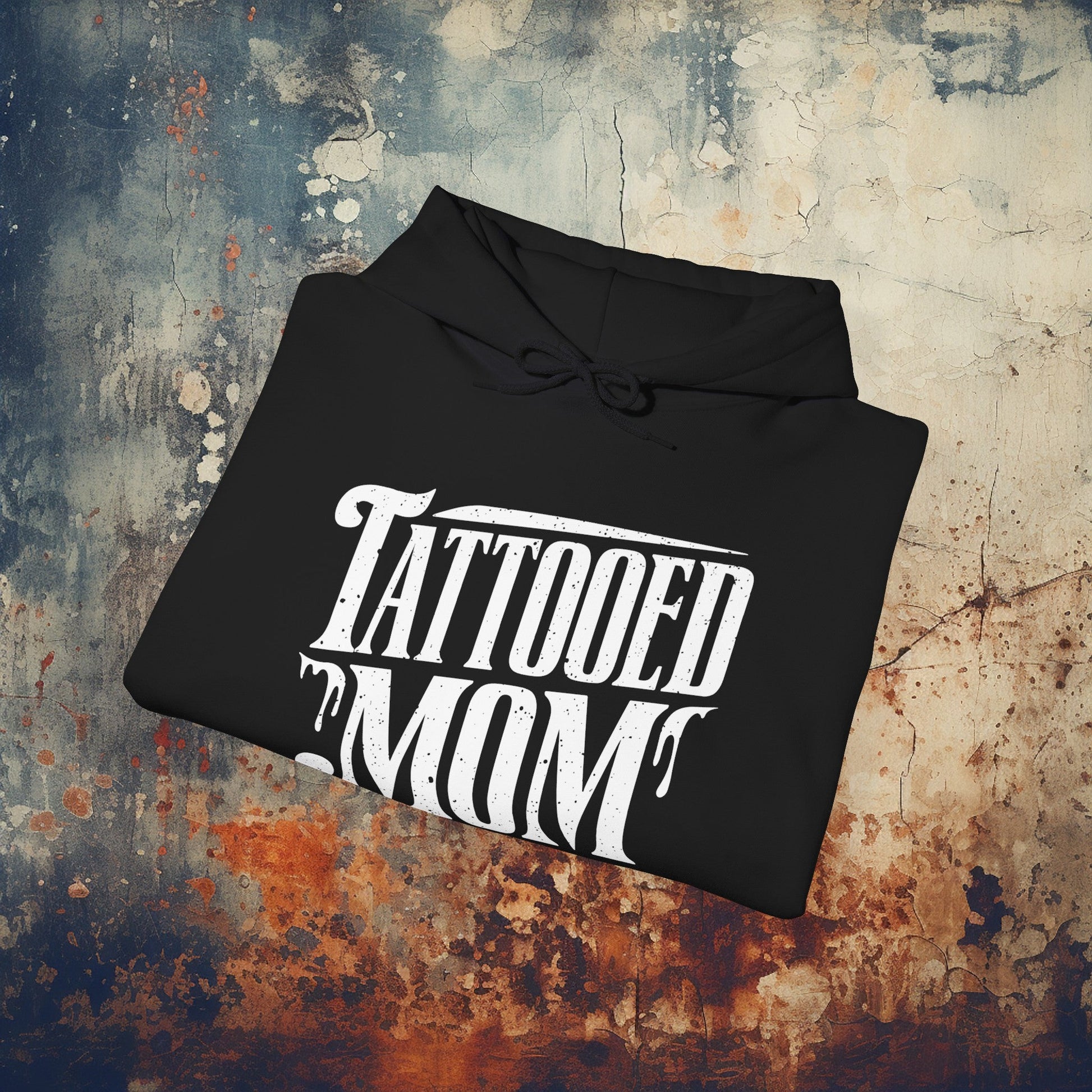 Hoodie - Tattooed Mom | People | Tattoo Culture | Hoodie | Hooded Sweatshirt from Crypto Zoo Tees