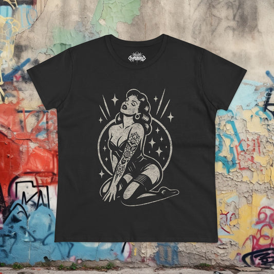 T-Shirt - Tattooed Pinup Apparel | Racerback Tank, Sweatshirt, Hoodie, Tee | Tattoo, Retro & Vintage | Rockabilly from Crypto Zoo Tees