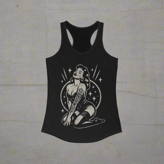T-Shirt - Tattooed Pinup Apparel | Racerback Tank, Sweatshirt, Hoodie, Tee | Tattoo, Retro & Vintage | Rockabilly from Crypto Zoo Tees