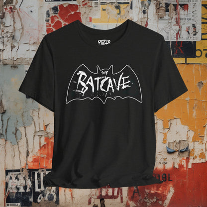 T - Shirt - The Batcave Vintage Goth Deathrock | Bella + Canvas Unisex T - shirt from Crypto Zoo Tees