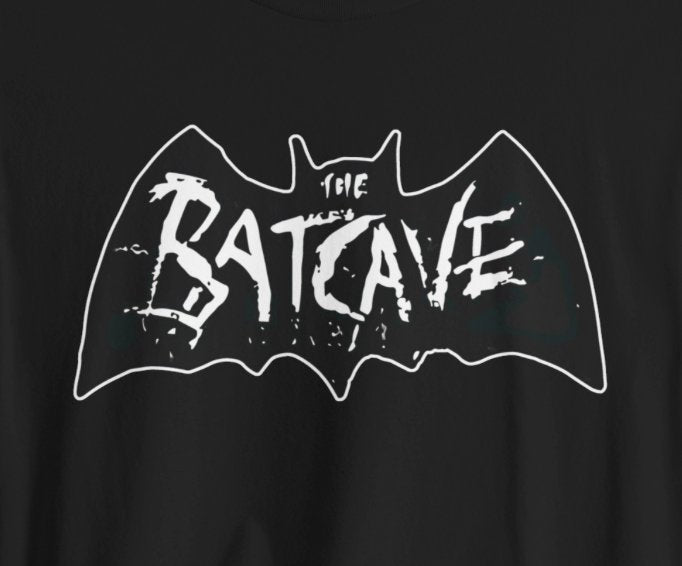 T - Shirt - The Batcave Vintage Goth Deathrock | Bella + Canvas Unisex T - shirt from Crypto Zoo Tees