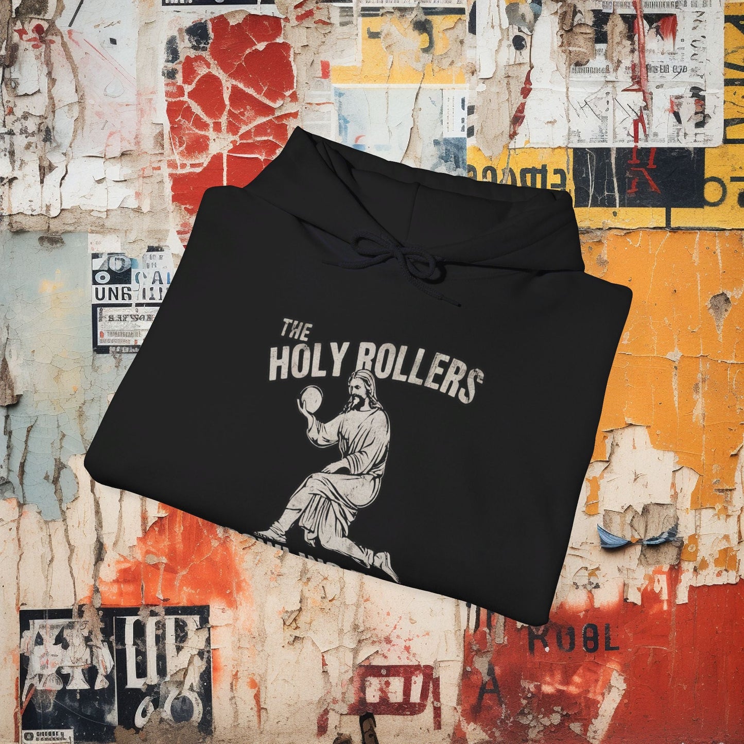 Hoodie - The Holy Rollers Bowling Team | Hoodie | Hooded Sweatshirt from Crypto Zoo Tees