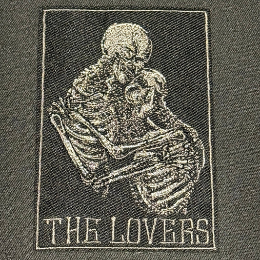 - The Lovers Tarot Patch | Skulls & Skeletons, Art & Artists | Patch from Crypto Zoo Tees