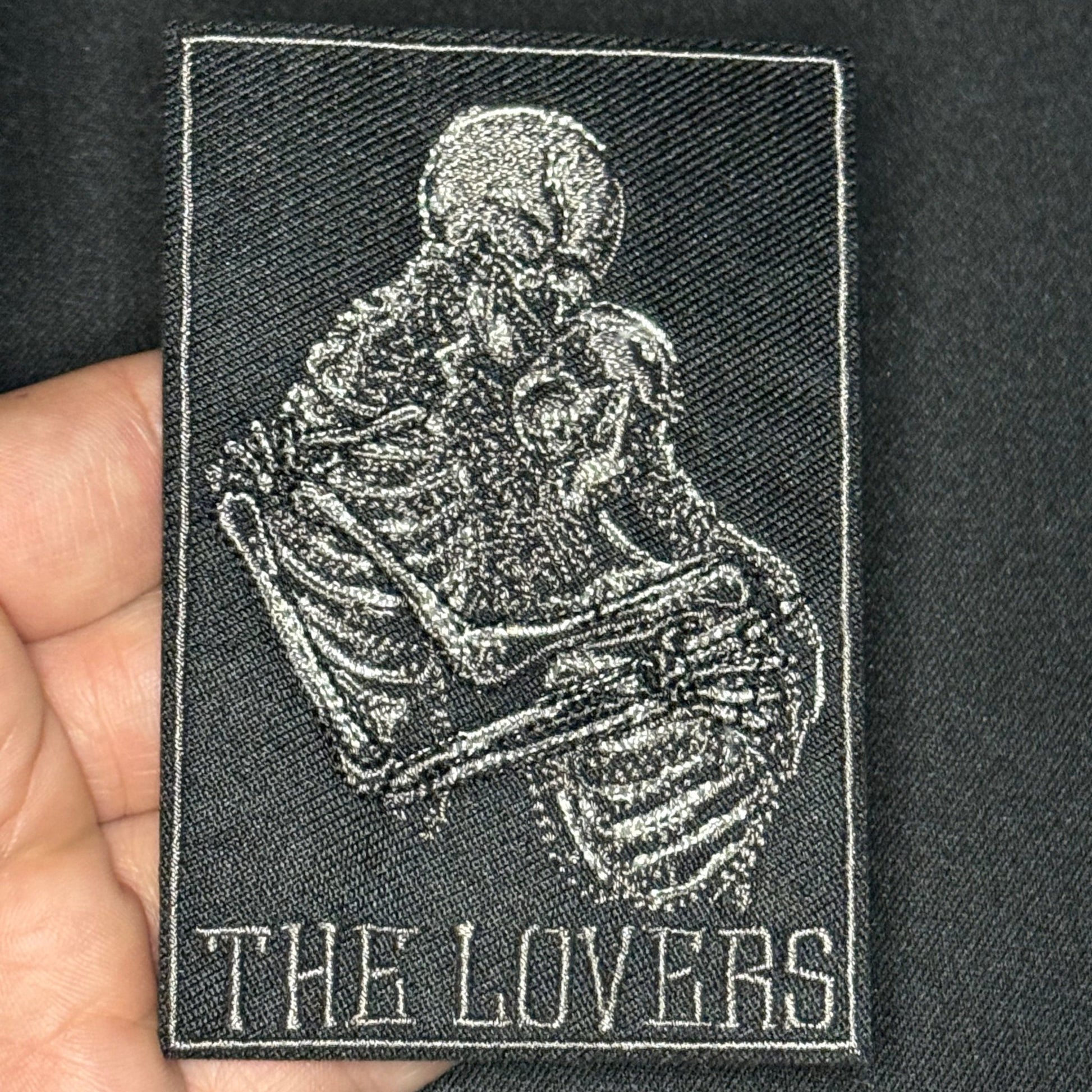  - The Lovers Tarot Patch | Skulls & Skeletons, Art & Artists | Patch from Crypto Zoo Tees