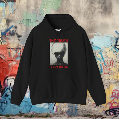 Hoodie - The Truth is Out There Alien | Hoodie | Hooded Sweatshirt from Crypto Zoo Tees