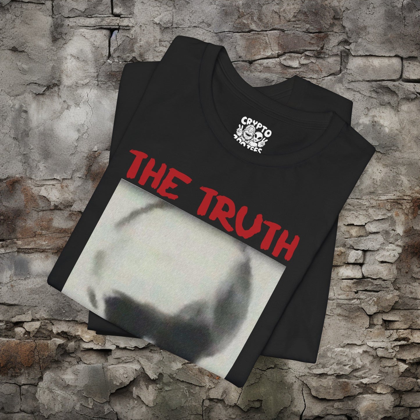 T-Shirt - The Truth is Out There Gray Alien Area 51 Tee | Bella + Canvas Unisex T-shirt from Crypto Zoo Tees