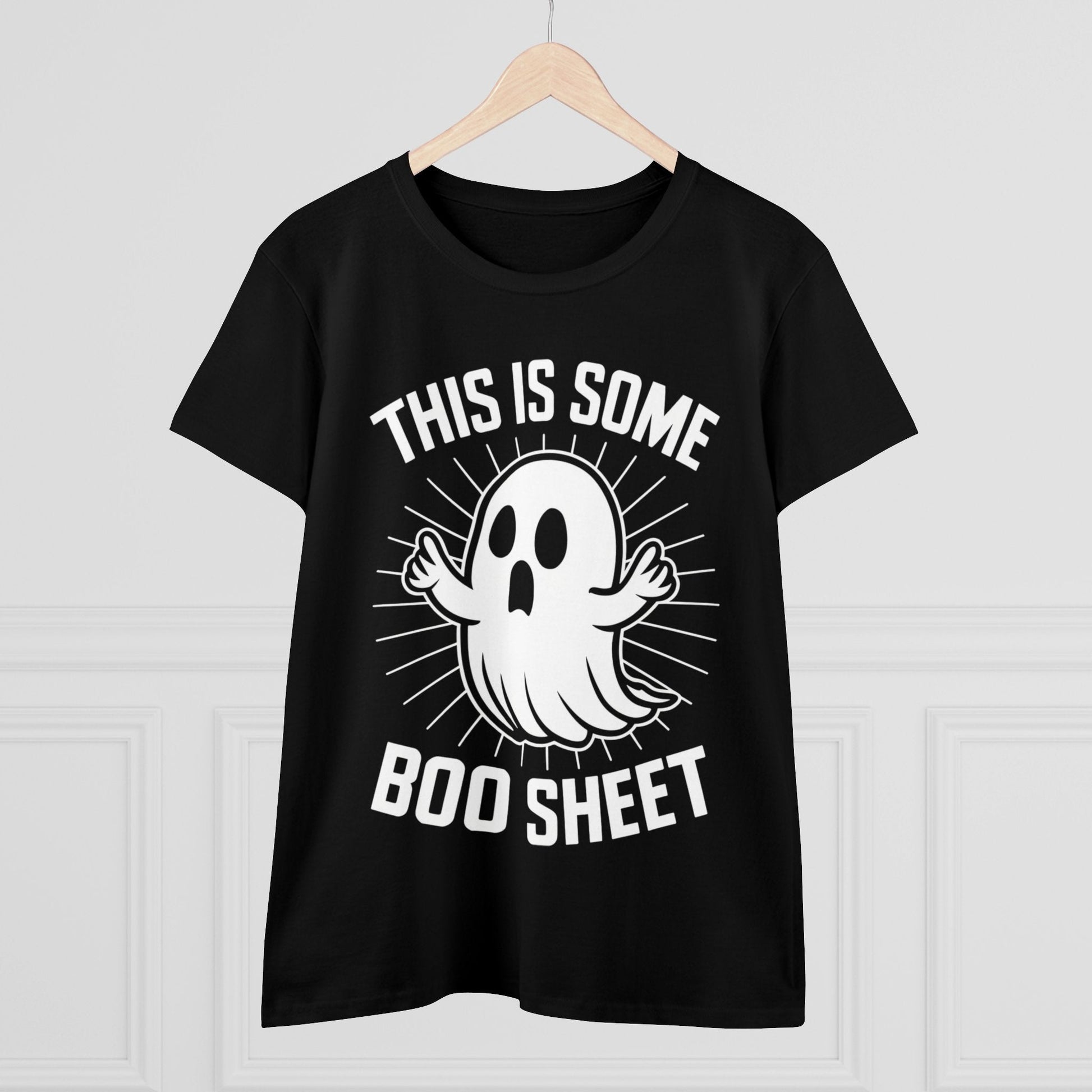 T-Shirt - This is Some Boo Sheet | Women's T-Shirt | Cotton Ladies Tee from Crypto Zoo Tees