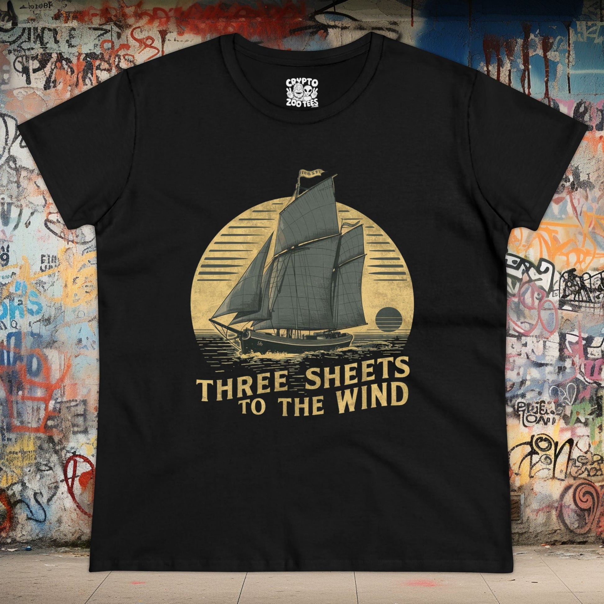 T-Shirt - three sheets ladies tee from Crypto Zoo Tees