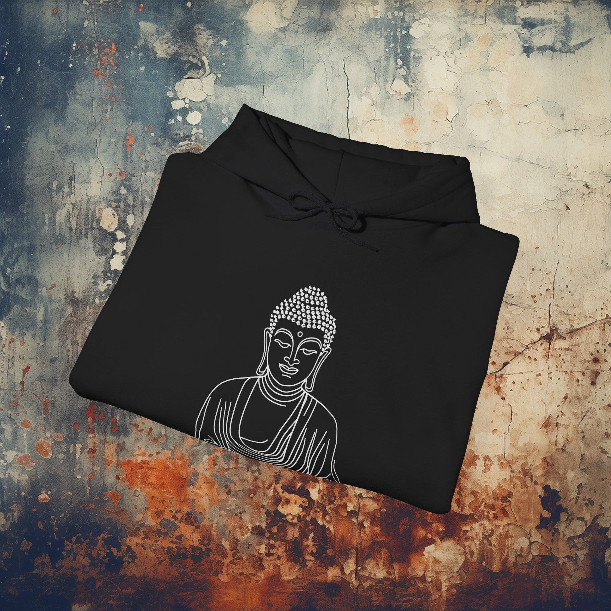 Hoodie - Tibetan Buddha | Hoodie | Hooded Sweatshirt from Crypto Zoo Tees