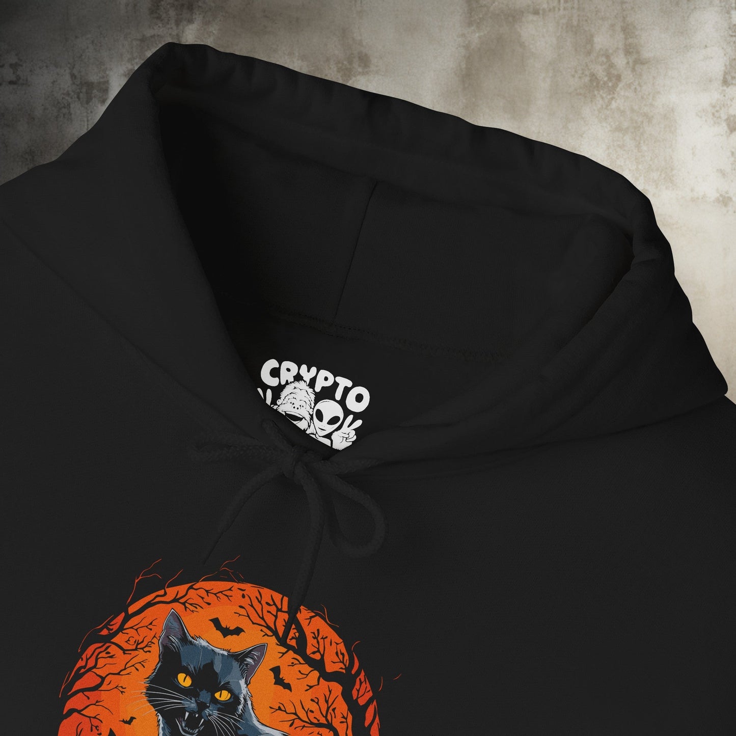 Hoodie - Vampurr Cat | Hoodie | Hooded Sweatshirt from Crypto Zoo Tees