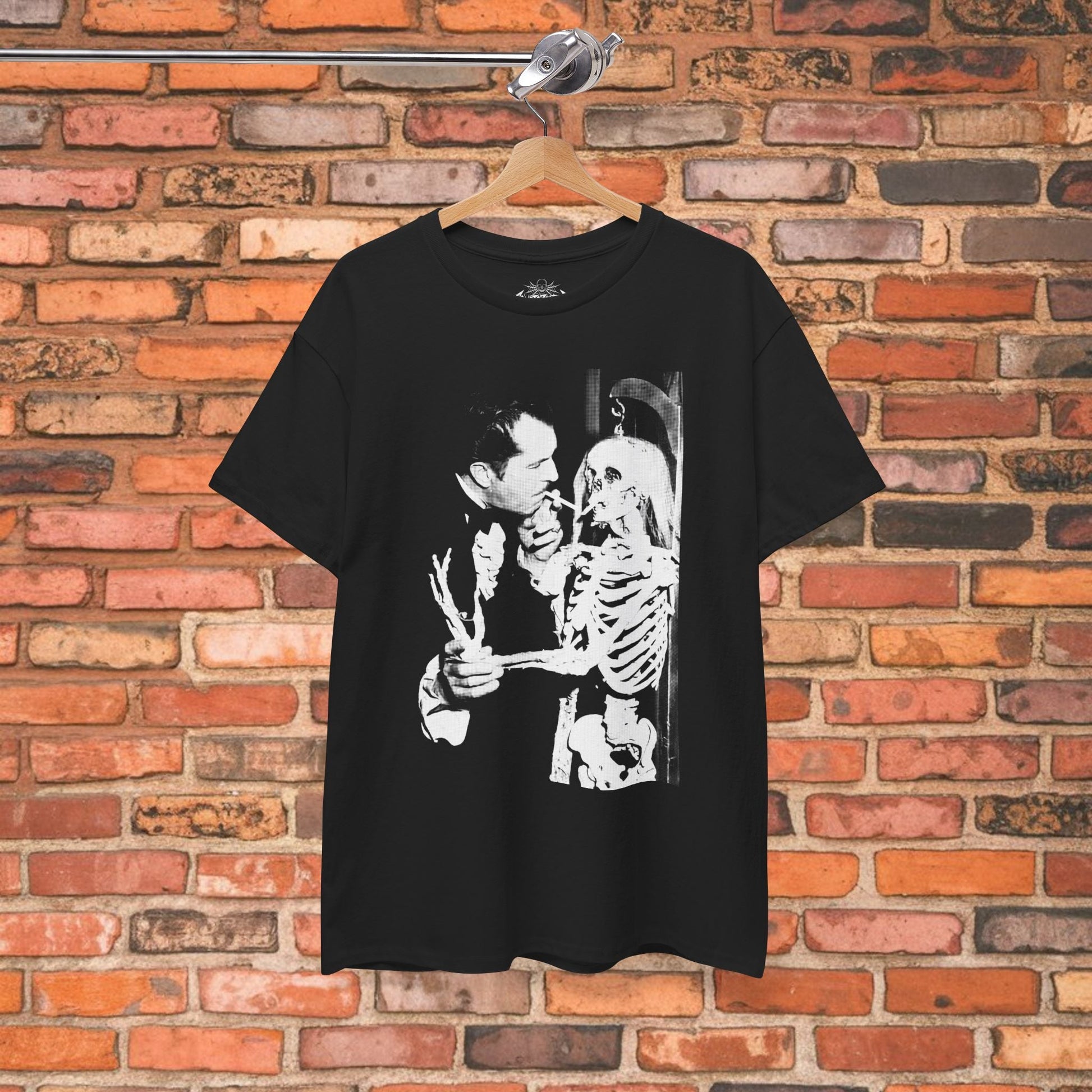 T-Shirt - Vincent Price Skeleton Graphic Print Shirt | Horror, Skulls & Skeletons | Pullover Hoodie from Crypto Zoo Tees