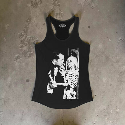 T-Shirt - Vincent Price Skeleton Graphic Print Shirt | Horror, Skulls & Skeletons | Pullover Hoodie from Crypto Zoo Tees