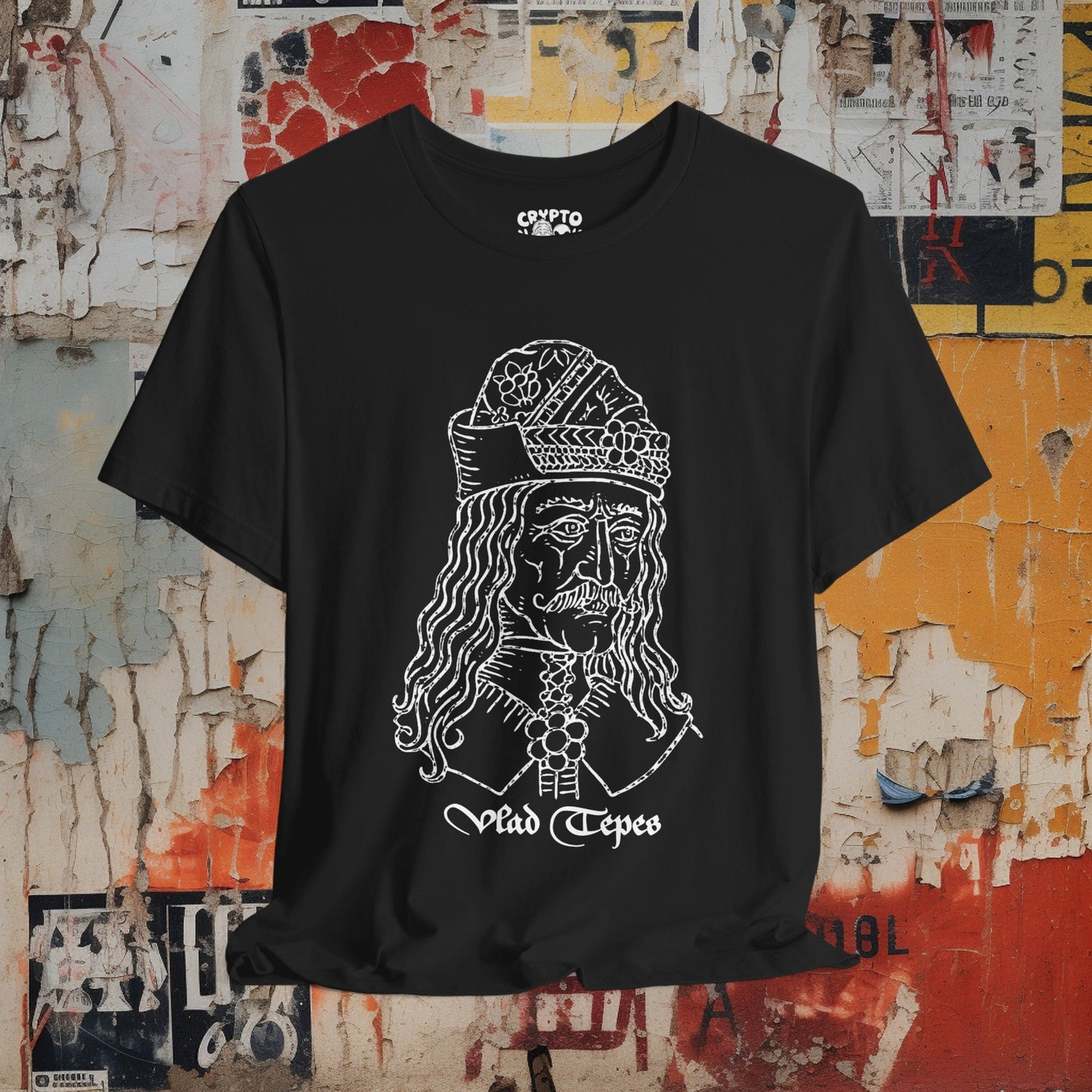 T-Shirt - Vlad Tepes | Dracula | Bella + Canvas Unisex T-shirt from Crypto Zoo Tees