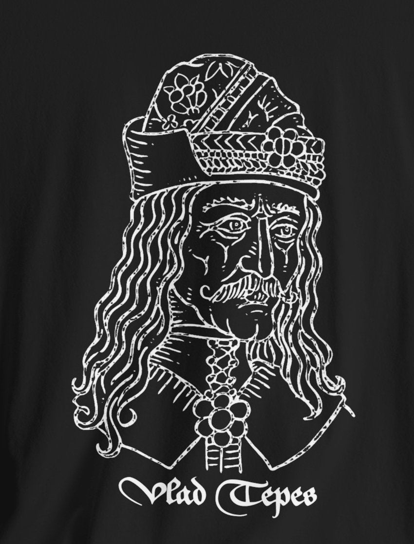 T-Shirt - Vlad Tepes | Dracula | Bella + Canvas Unisex T-shirt from Crypto Zoo Tees